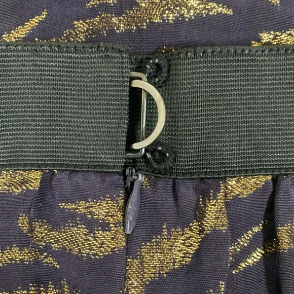 Phillip Lim 3.1 Metallic Animal Silk Mini Skirt 2 - Picture 2 of 3